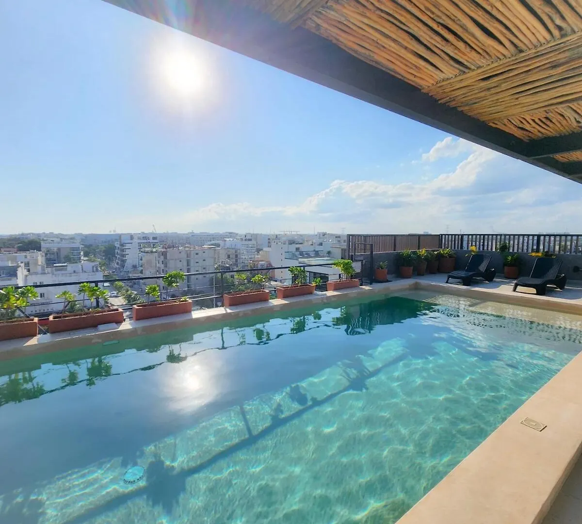 Apartment Boho Chic Studio Steps To 5Th Ave King Bed Wifi Rooftop Pool Playa del Carmen