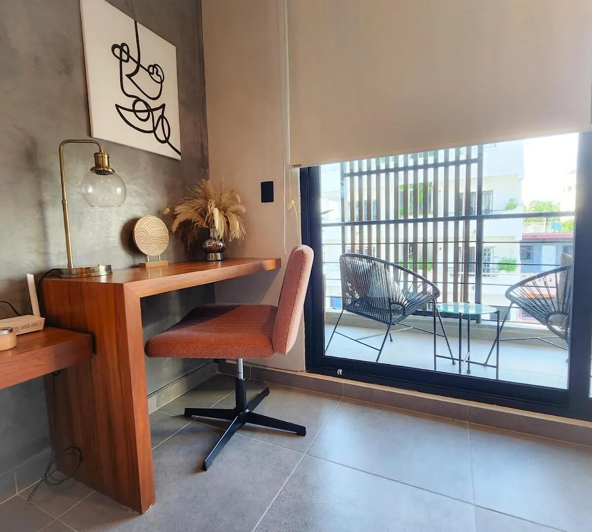 Boho Chic Studio Steps To 5Th Ave King Bed Wifi Rooftop Pool Playa del Carmen Apartment
