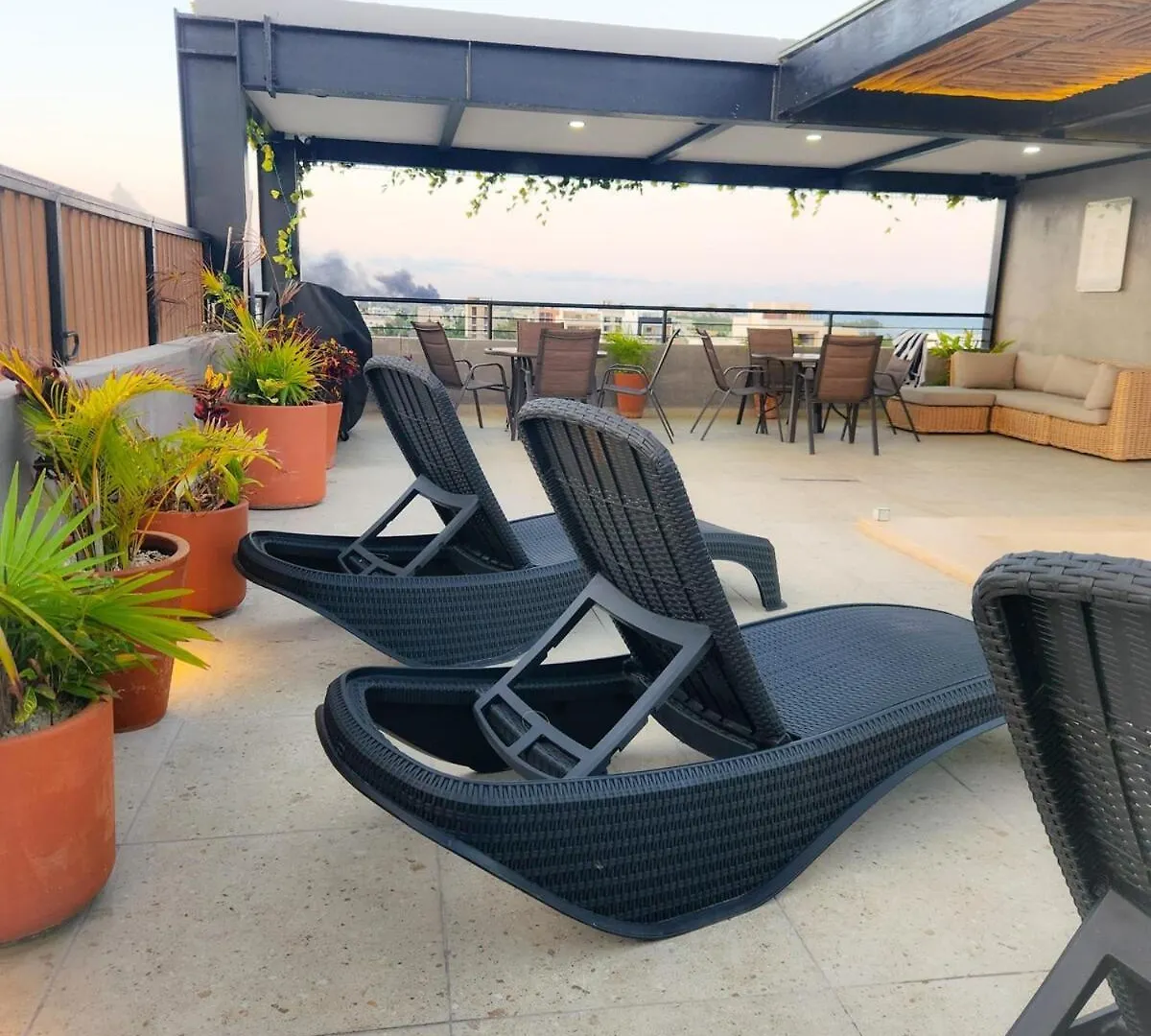 Boho Chic Studio Steps To 5Th Ave King Bed Wifi Rooftop Pool Playa del Carmen 0*,  Mexico