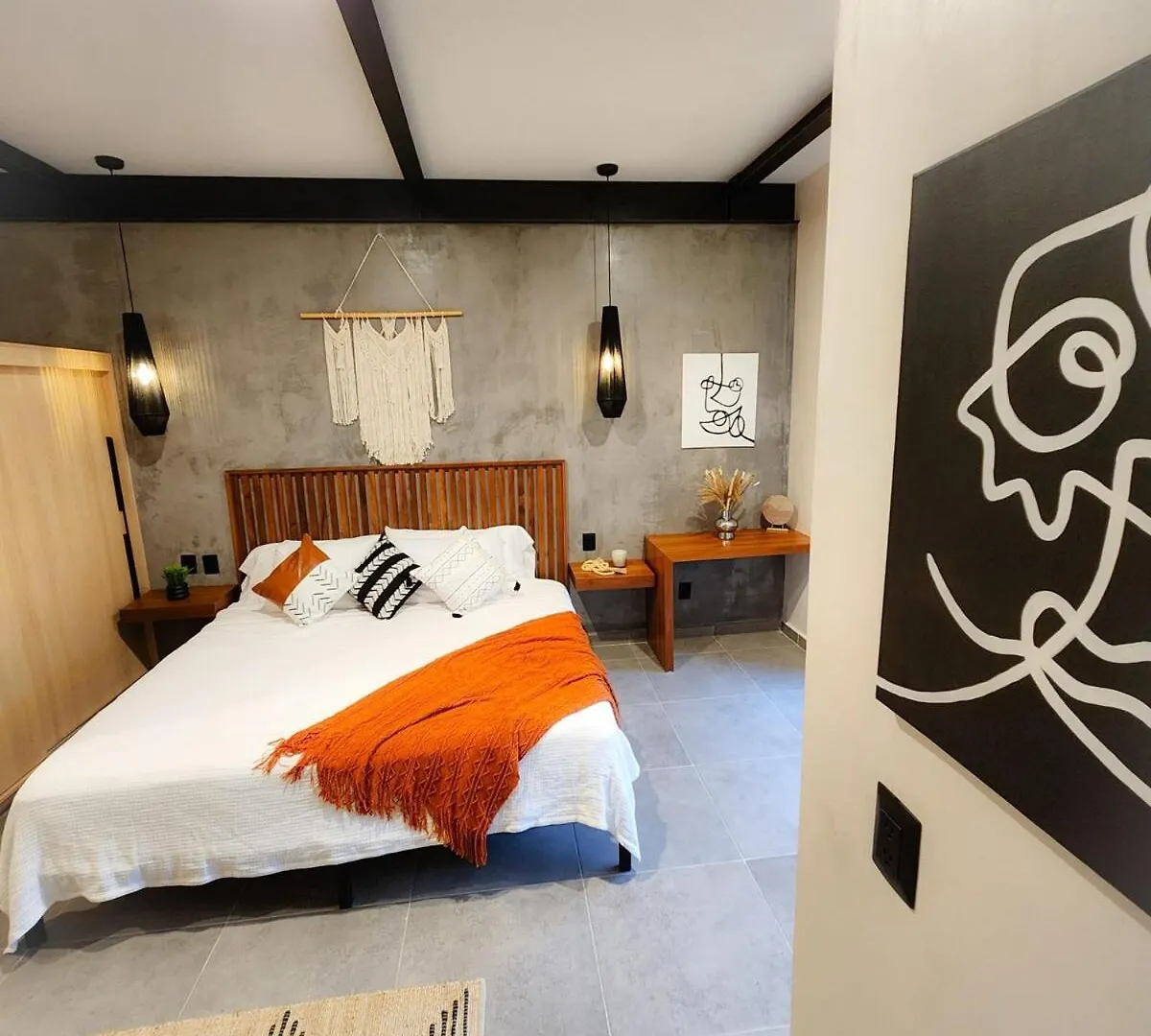 Boho Chic Studio Steps To 5Th Ave King Bed Wifi Rooftop Pool Playa del Carmen