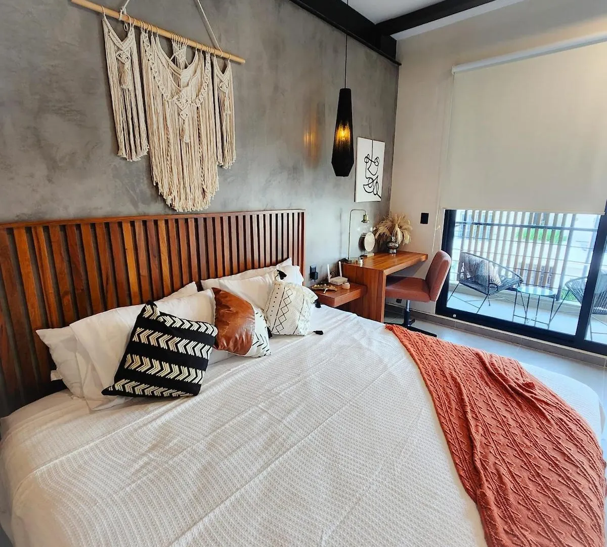 Apartment Boho Chic Studio Steps To 5Th Ave King Bed Wifi Rooftop Pool Playa del Carmen
