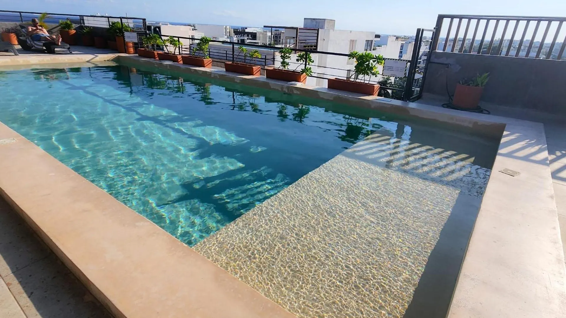 Apartment Boho Chic Studio Steps To 5Th Ave King Bed Wifi Rooftop Pool Playa del Carmen Mexico