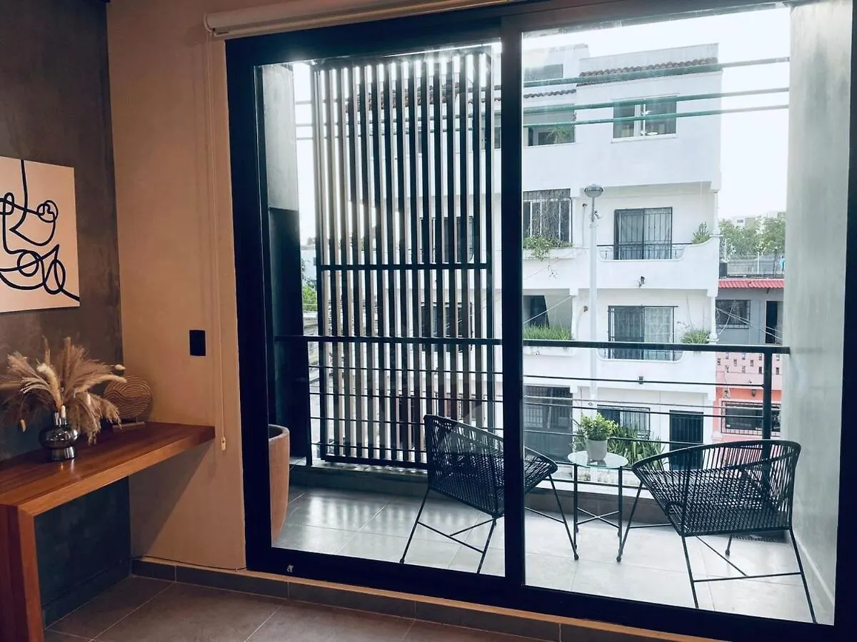 Boho Chic Studio Steps To 5Th Ave King Bed Wifi Rooftop Pool Playa del Carmen